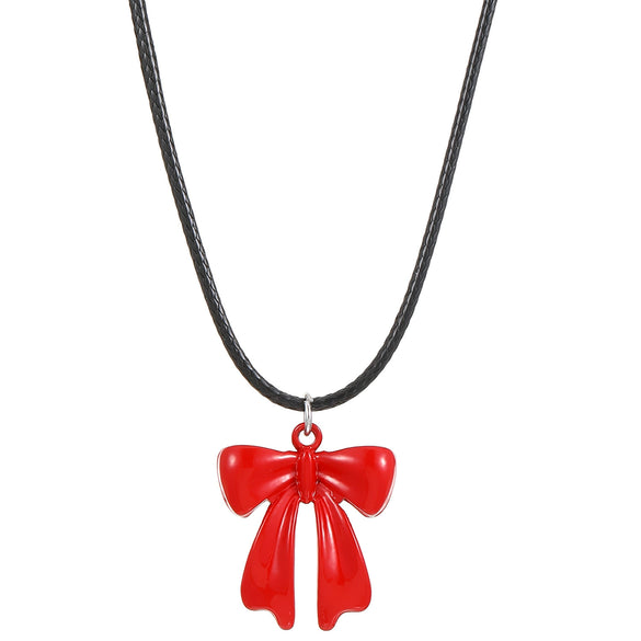 Alloy Bow Elegant Electroplating Necklace For Women