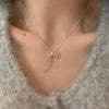 Alloy Bow Elegant Electroplating Necklace For Women