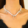 Alloy Bow Elegant Electroplating Necklace For Women