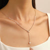 Alloy Bow Elegant Electroplating Necklace For Women