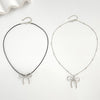 Alloy Bow Elegant Electroplating Necklace For Women