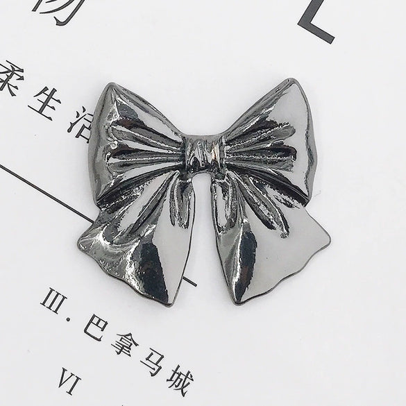Alloy Bow Jewelry Accessories Electroplated
