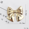 Alloy Bow Jewelry Accessories Electroplated