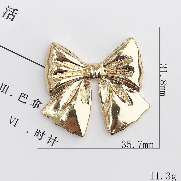 Alloy Bow Jewelry Accessories Electroplated