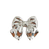 Alloy Bow Mobile Phone Shell And Garment Accessories Electroplated