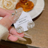 Alloy Bow Pearl Women's Earrings Set With Pearls Sweet Style