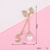 Alloy Bow Tie Pattern Mobile Phone Case Tassel Pendant Jewelry Accessories Electroplating