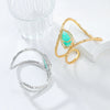 Alloy Bracelet Electroplating Geometric Hip Hop Ladies Jewelry