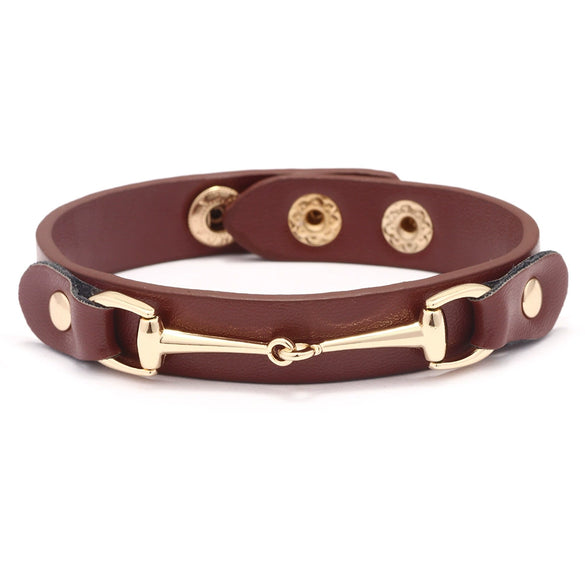 Alloy Bracelet Fashion Simple Adjustable Horseshoe Buckle Geometric Electroplated Unisex Women's
