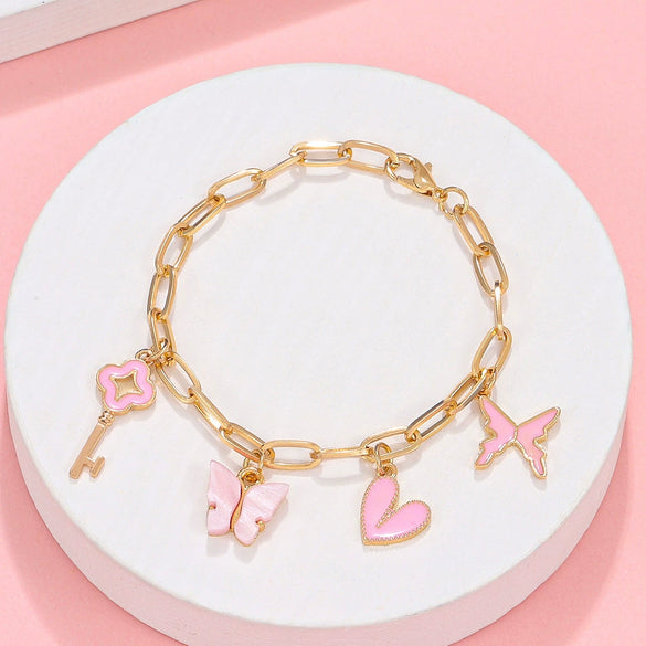 Alloy Bracelet With Geometric Animal Zodiac Pattern Electroplated For Women