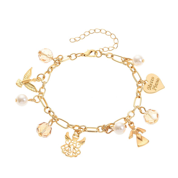Alloy Bracelet With Geometric Animal Zodiac Pattern Electroplated For Women