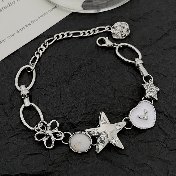 Alloy Bracelet With Geometric Animal Zodiac Pattern Electroplated For Women
