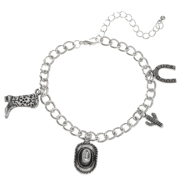 Alloy Bracelet With Geometric Animal Zodiac Pattern Electroplated For Women