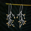 Alloy Branch Women's Earrings Electroplated