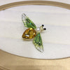 Alloy Brooch Inlaid With Natural Freshwater Pearls Insect Pattern Camellia Rabbit Christmas Tree Style For Women