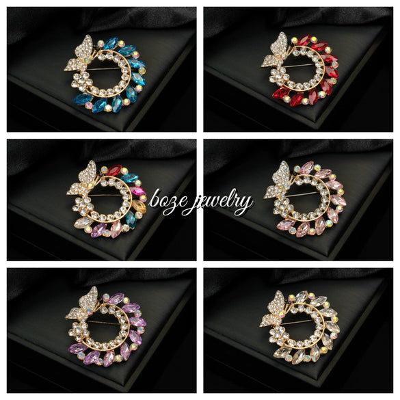 Alloy Brooch Luxury Retro Style With Flower And Star Pattern Electroplated
