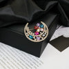 Alloy Brooch Luxury Retro Style With Flower And Star Pattern Electroplated
