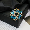 Alloy Brooch Luxury Retro Style With Flower And Star Pattern Electroplated