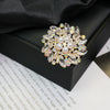 Alloy Brooch Luxury Retro Style With Flower And Star Pattern Electroplated