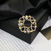 Alloy Brooch Luxury Retro Style With Flower And Star Pattern Electroplated
