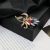 Alloy Brooch Luxury Retro Style With Flower And Star Pattern Electroplated