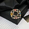 Alloy Brooch Luxury Retro Style With Flower And Star Pattern Electroplated