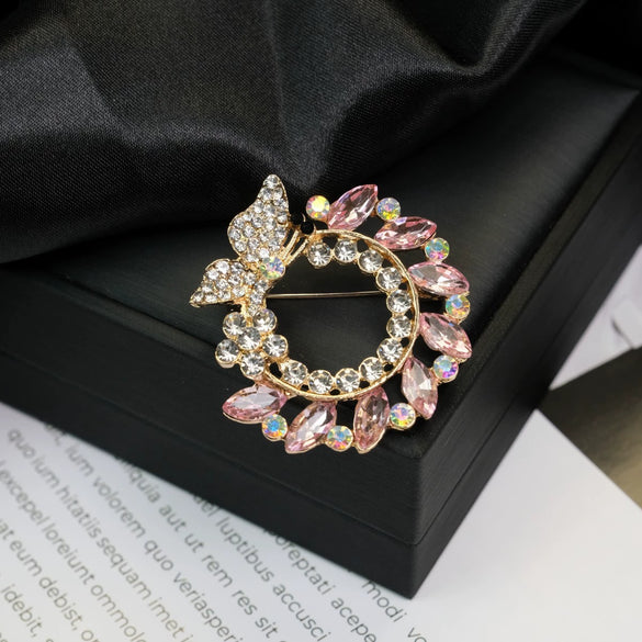 Alloy Brooch Luxury Retro Style With Flower And Star Pattern Electroplated