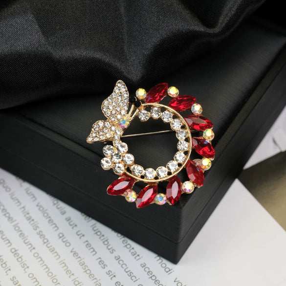 Alloy Brooch Luxury Retro Style With Flower And Star Pattern Electroplated