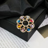 Alloy Brooch Luxury Retro Style With Flower And Star Pattern Electroplated