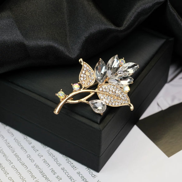 Alloy Brooch Luxury Retro Style With Flower And Star Pattern Electroplated