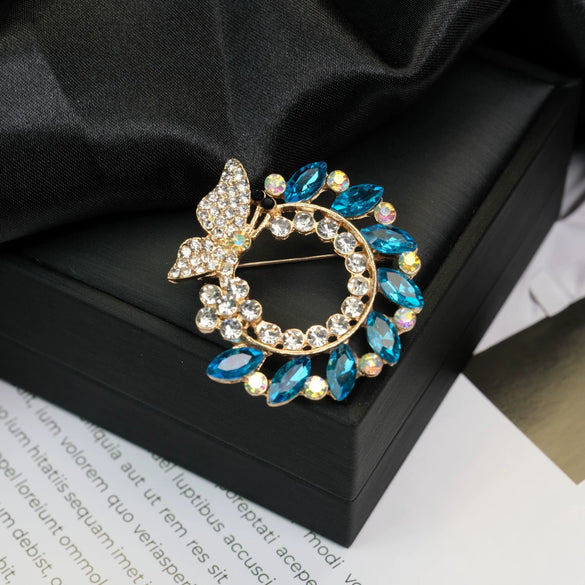 Alloy Brooch Luxury Retro Style With Flower And Star Pattern Electroplated