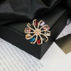 Alloy Brooch Luxury Retro Style With Flower And Star Pattern Electroplated