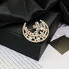Alloy Brooch Luxury Retro Style With Flower And Star Pattern Electroplated