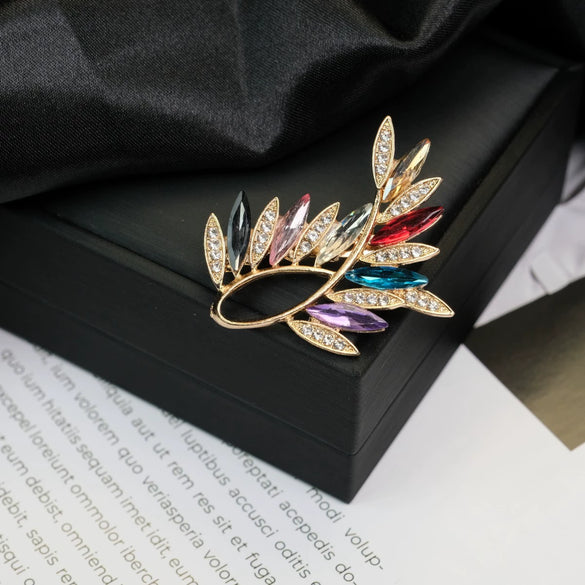 Alloy Brooch Luxury Retro Style With Flower And Star Pattern Electroplated