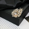 Alloy Brooch Luxury Retro Style With Flower And Star Pattern Electroplated