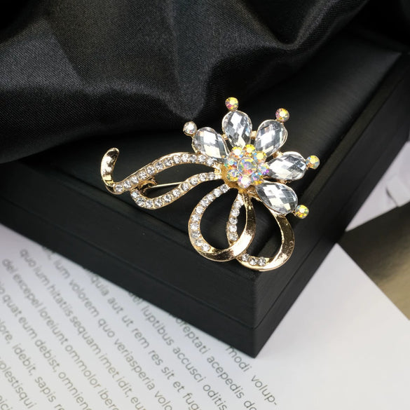 Alloy Brooch Star Animal Flower Bow Leaf Pattern Electroplating Simple Fashionable Personality