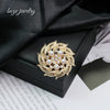 Alloy Brooch With Star Shape And Electroplating Design For Women
