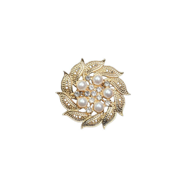 Alloy Brooch With Star Shape And Electroplating Design For Women