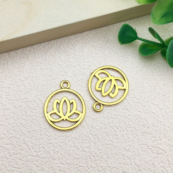 Alloy Butterfly Accessories Electroplated For Diy Bracelet Pendant Earrings