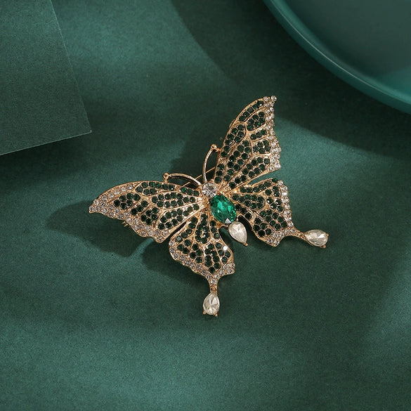 Alloy Butterfly Brooch Electroplating Minimalist Animal Design Women's Jewelry