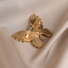 Alloy Butterfly Brooch Electroplating Minimalist Animal Style Female Jewelry Fixed Pin