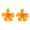 Alloy Butterfly Earrings With Electroplating And Metal Texture Cold Style For Female