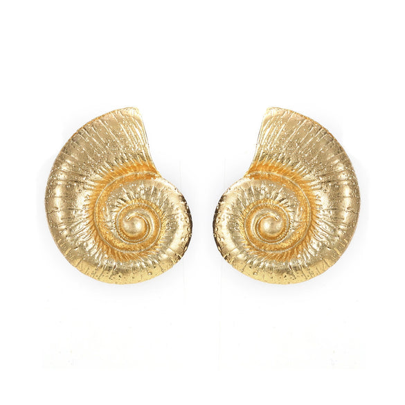 Alloy Butterfly Earrings With Electroplating And Metal Texture Cold Style For Female