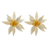 Alloy Butterfly Earrings With Electroplating And Metal Texture Cold Style For Female