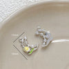 Alloy Butterfly Moon Pendant Diy Handmade Bracelet Necklace Beaded Mobile Phone Chain Accessories Electroplating