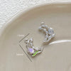 Alloy Butterfly Moon Pendant Diy Handmade Bracelet Necklace Beaded Mobile Phone Chain Accessories Electroplating