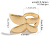 Alloy Butterfly Ring For Women With Bow And Geometric Pattern And Electroplating Treatment