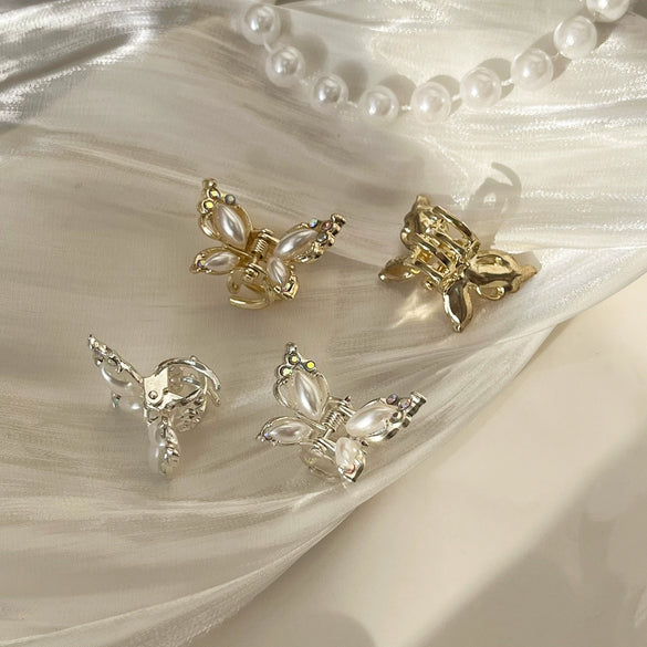 Alloy Butterfly Women's Hairpin Clip With Electroplating Highend Style