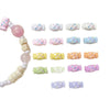 Alloy Candy Shape Loose Beads With Color Wave Dot Handpainted And Baking Paint For Diy Bracelet Necklace Mobile Phone Chain