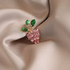 Alloy Carrot Antiglare Brooch Electroplated Women's Minimalist Fruit Style Suit Accessory